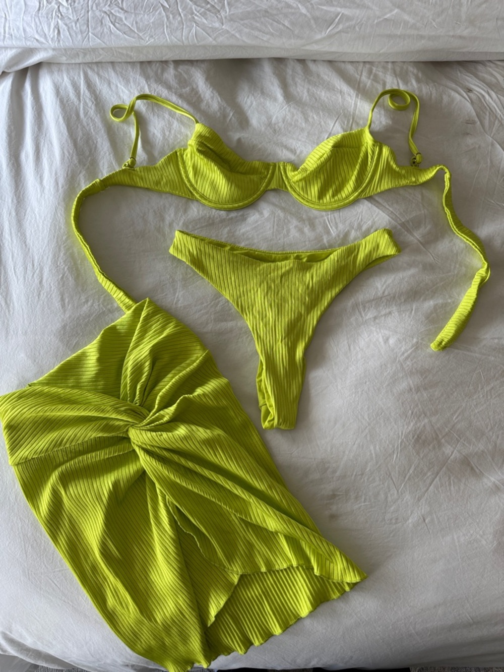 Monday Swim bikini and skirt set